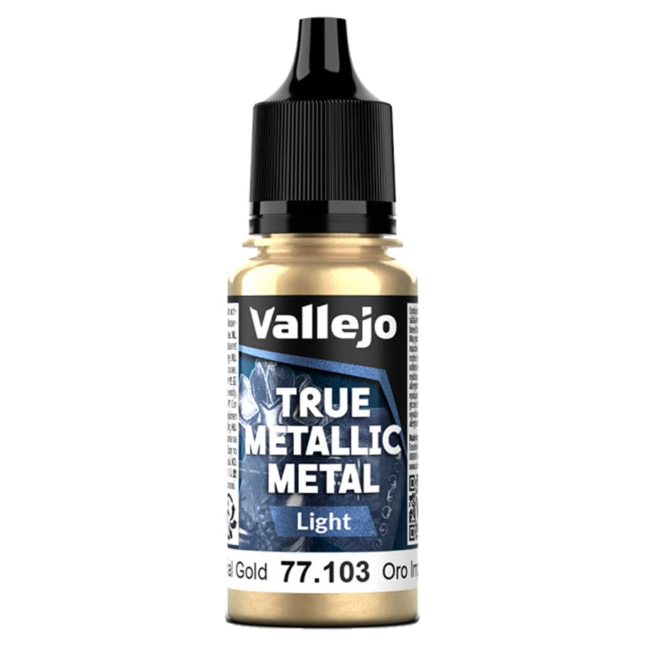 Vallejo Hobby Supplies > Paints True Metallic Metal: Light: Imperial Gold (18ml) 8429551771030 VJP77103