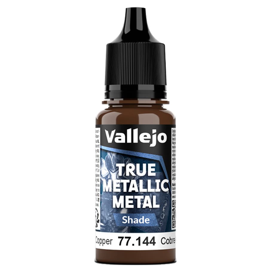 Vallejo Hobby Supplies > Paints True Metallic Metal: Shade: Ancient Copper (18ml) 8429551771443 VJP77144