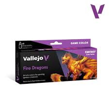 Vallejo Hobby Supplies > Paints Vallejo: Game Color - Fire Dragons paint set 8429551721967