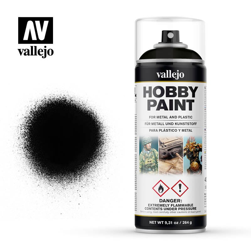 Vallejo: Spray Primer - Black