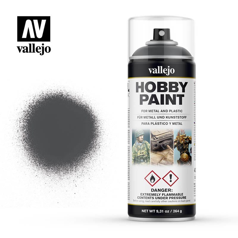 Vallejo Hobby Supplies > Paints Vallejo: Spray Primer - Panzer Grey 8429551280020 VAL 28002