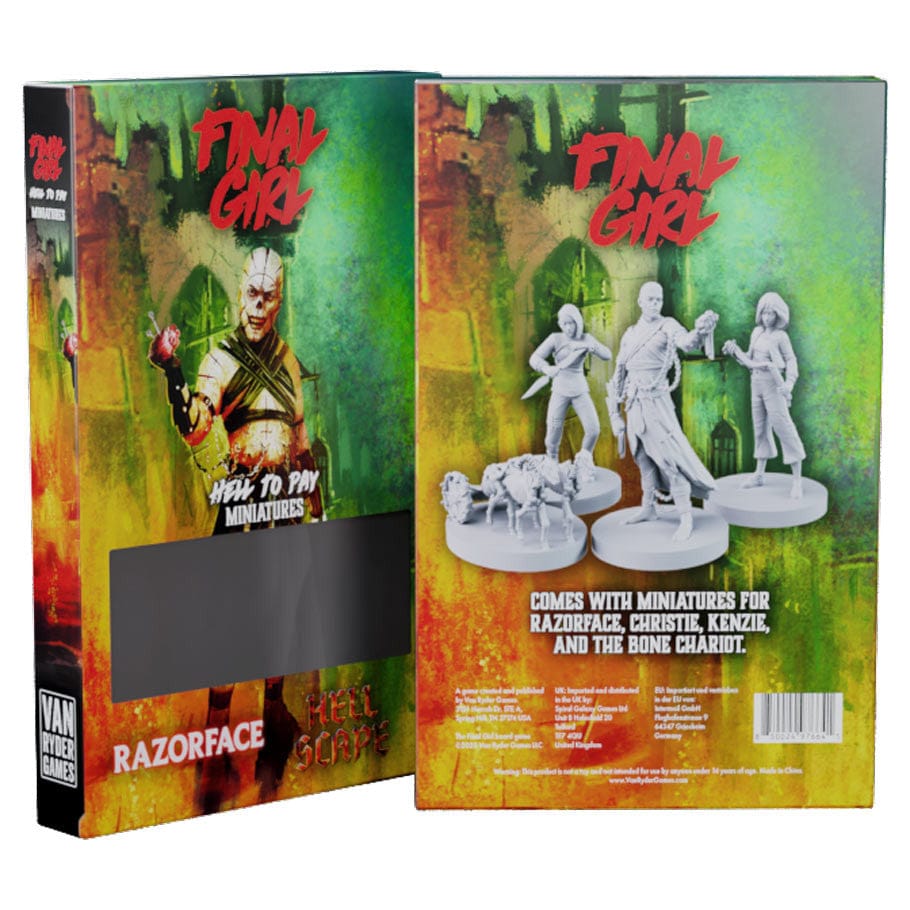 Van Ryder Games Tabletop Games > Miniature Games > Expansions Final Girl: Hell to Pay Miniatures 850024976641 VRGFG012M
