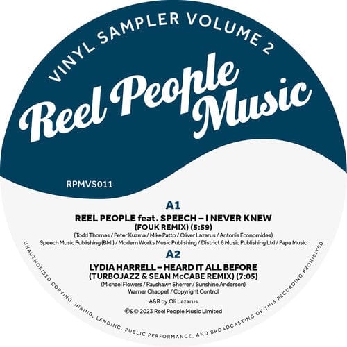Various Artists Music > Vinyl Records Various Artists - Reel People Music , Vinyl Sampler Vol. 2 5056032363328 RLPP011.1