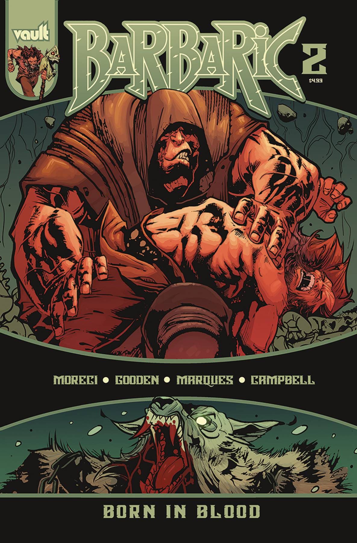 BARBARIC BORN IN BLOOD #2 CVR A GOODEN COMIC COVER
