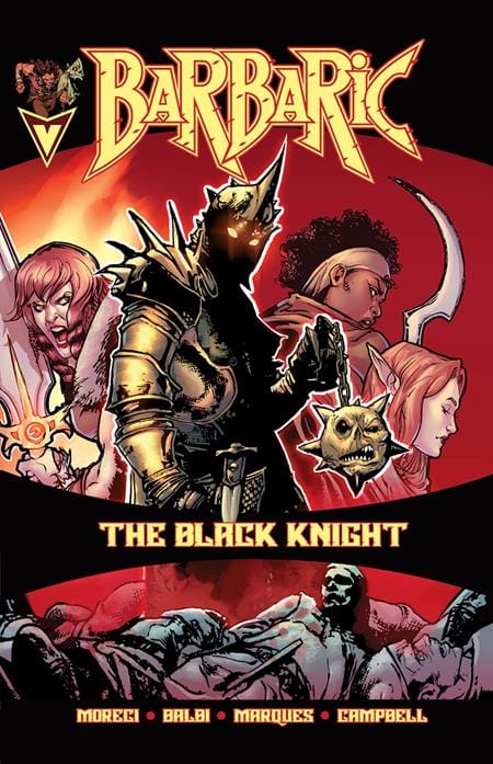 Vault Comics Comic Books BARBARIC THE BLACK KNIGHT #1 (ONE SHOT) CVR A NATHAN GOODEN 85005599417100111 0825VL1191