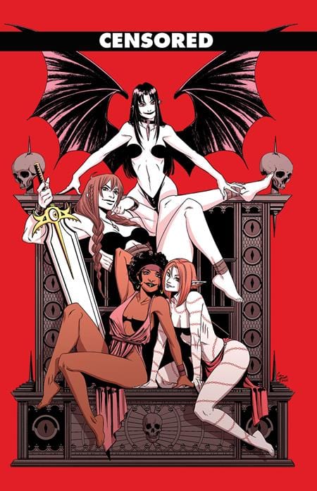 Vault Comics Comic Books BARBARIC THE BLACK KNIGHT #1 (ONE SHOT) CVR D CORIN HOWELL LILITH CROSSOVER BLACK BAG VAR 85005599417100141 0825VL1194