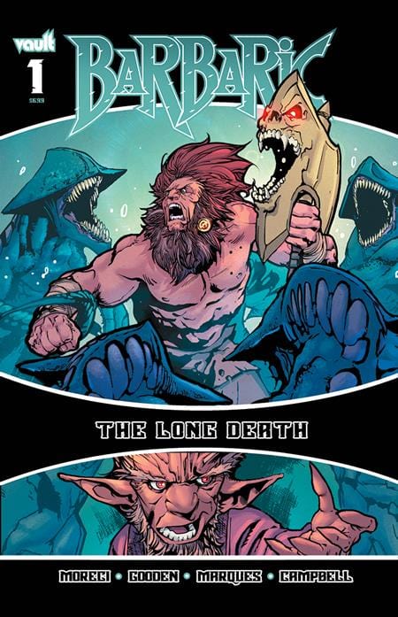 Vault Comics Comic Books BARBARIC THE LONG DEATH #1 (OF 3) CVR A NATHAN GOODEN 85005600000000111 1025VL1054
