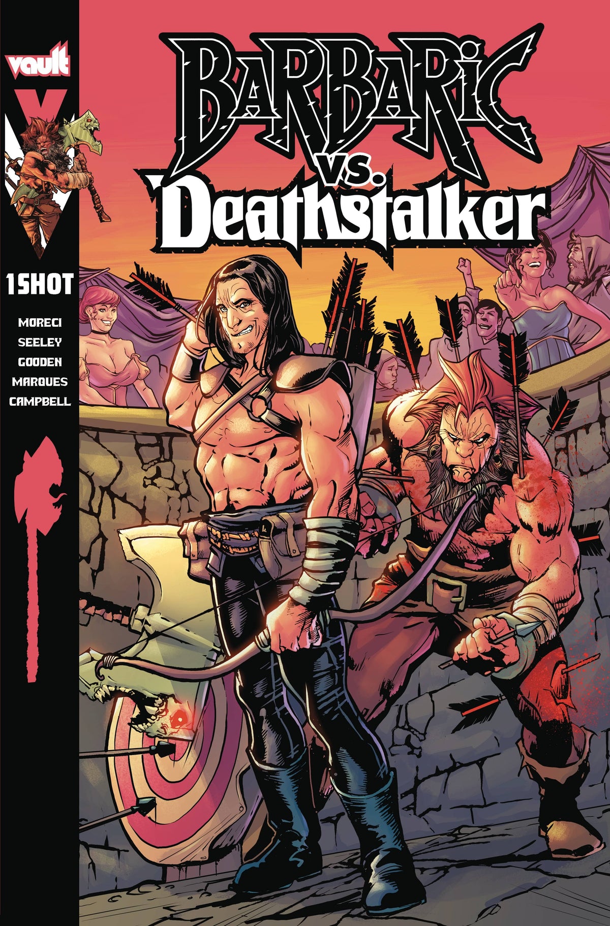 VAULT COMICS Comic Books BARBARIC VS DEATHSTALKER #1 CVR A GOODEN (MR) 85005599402700011