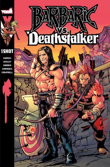 Vault Comics Comic Books BARBARIC VS DEATHSTALKER (ONE SHOT) CVR A NATHAN GOODEN 85005599402700111 0524VL572