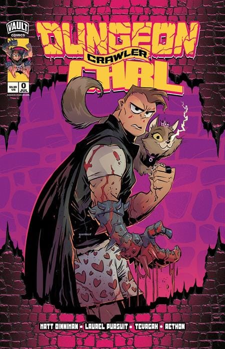 Vault Comics Comic Books DUNGEON CRAWLER CARL SPECIAL EDITION #0 2ND PTG CVR C BRETT BEAN VAR 85005599421800032 0726VL8449