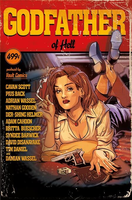 Vault Comics Comic Books GODFATHER OF HELL #1 (OF 4) CVR B NATHAN GOODEN PULP FICTION HOMAGE VAR 85876100698000121 0824VL673