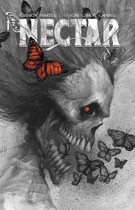 NECTAR #1 Third Printing Cvr D Inc 1:2 (20) Jonathan Wayshak B&W Var