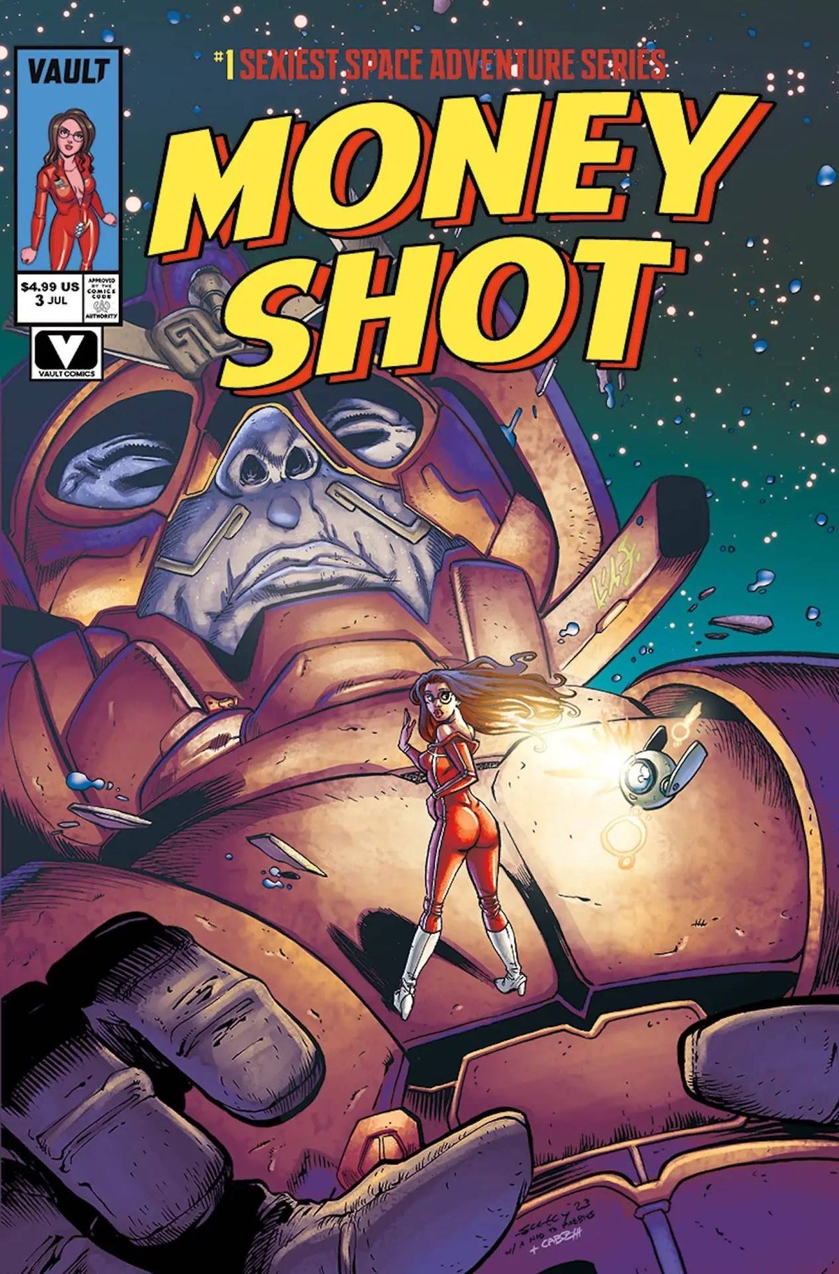 Vault Comics Comic Books MONEY SHOT COMES AGAIN #3 CVR B SEELEY (MR) '85876100688100321 MAY232124