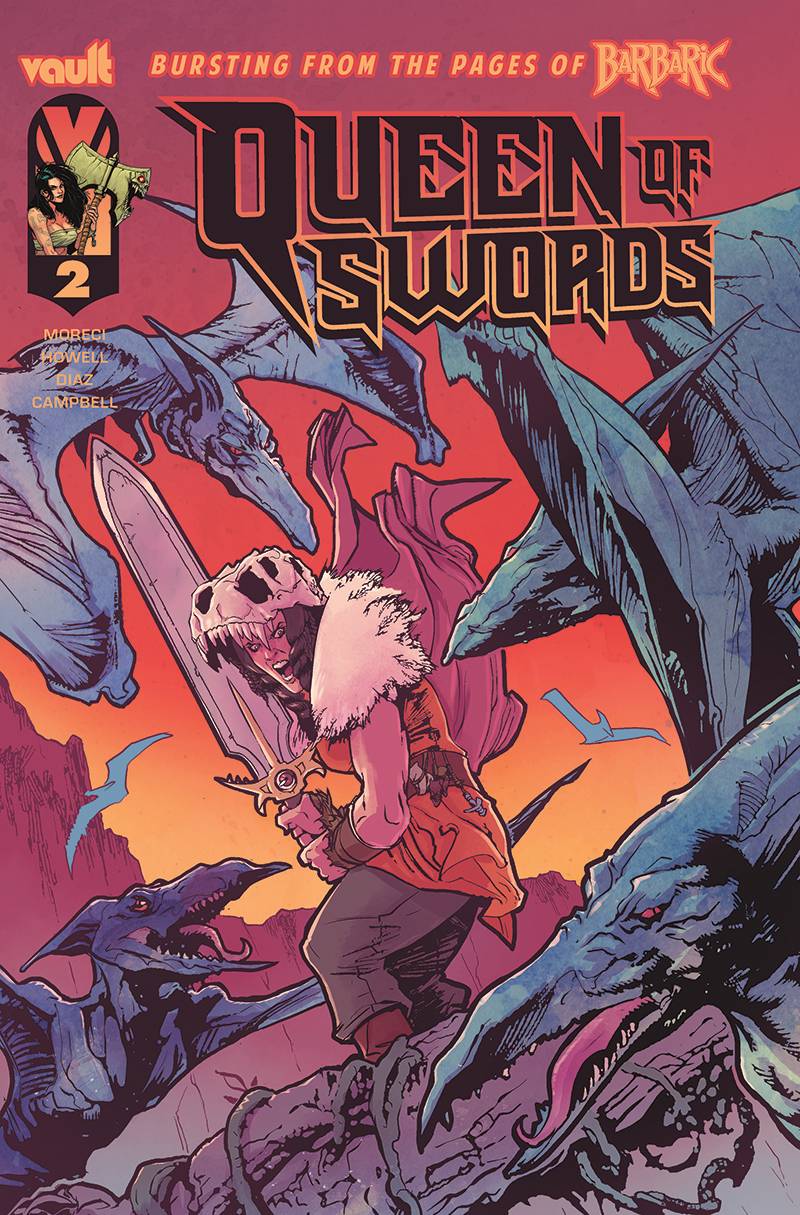 VAULT COMICS Comic Books QUEEN OF SWORDS BARBARIC STORY #2 CVR B GOODEN 85876100689800221 APR231932