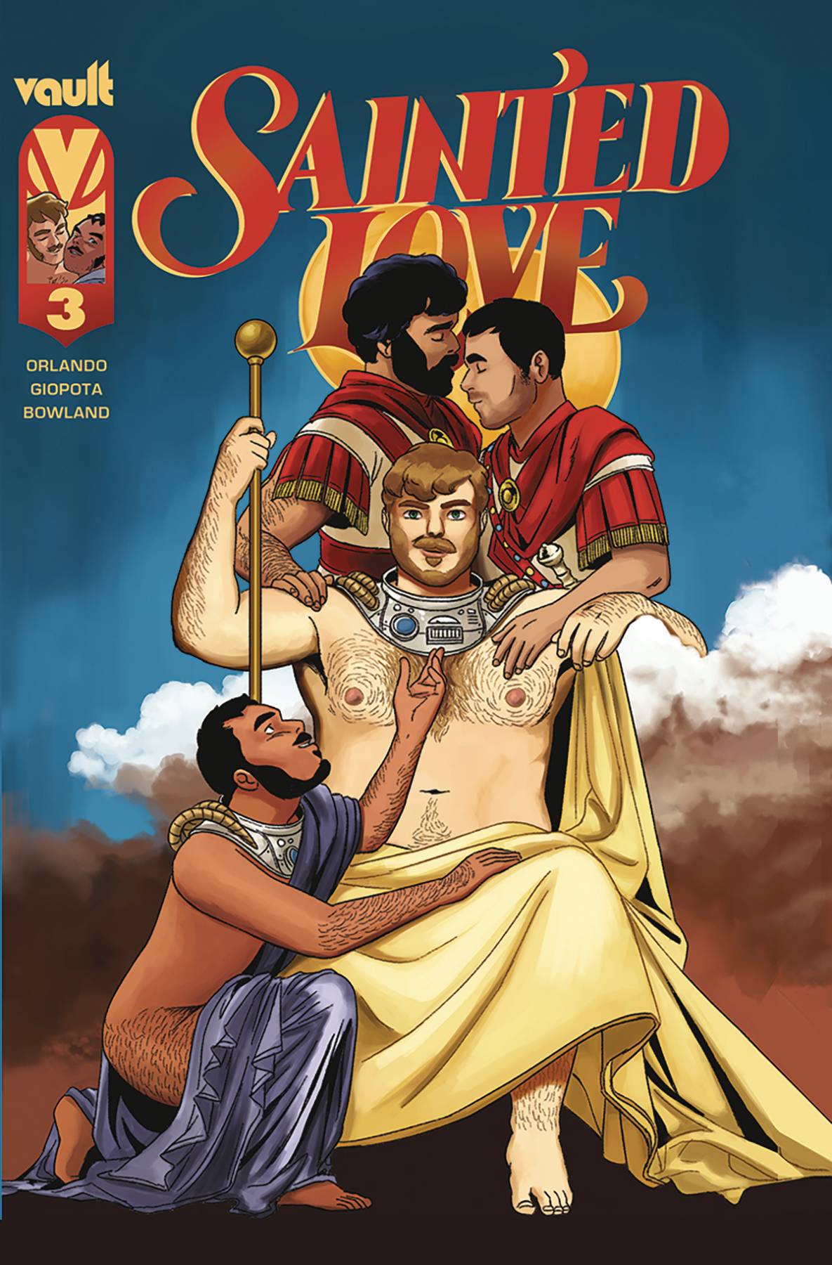 Vault Comics Comic Books SAINTED LOVE #3 CVR A GIOPOTA (MR) 85876100691100311 OCT232041