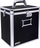 Vaultz Music > Audio Equipment > Accessories Vaultz: 12" Locking Vinyl Storage Box - Black (VZ01045-WM-CAM) 826030004906 VLTZ04906
