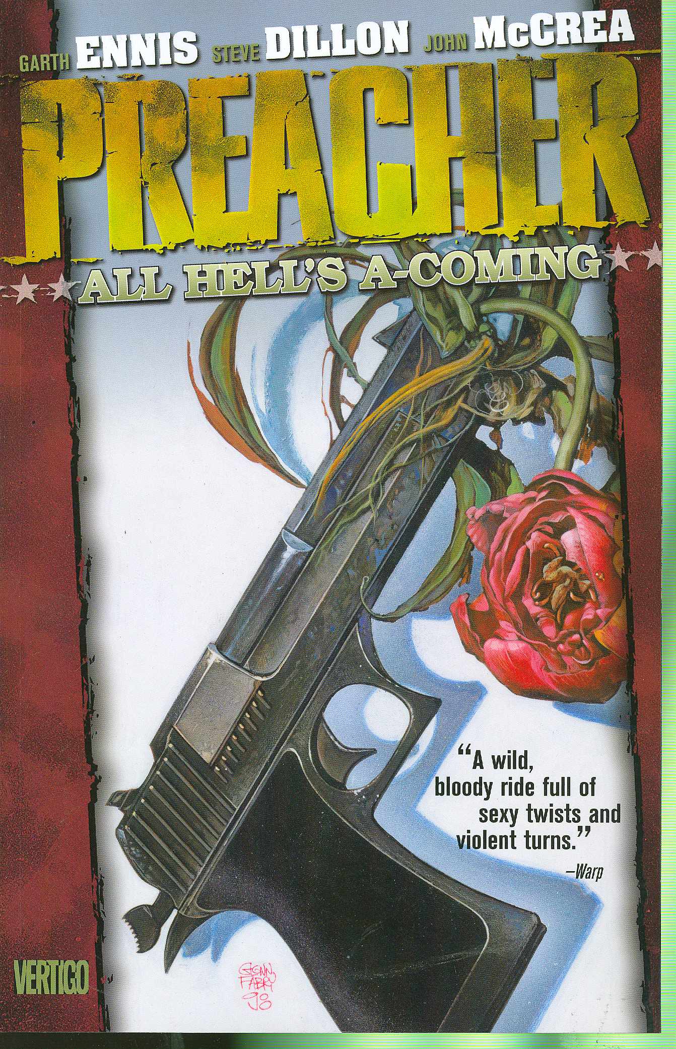 Vertigo Comic Books PREACHER TP VOL 08 ALL HELLS A COMING 76194122291200112