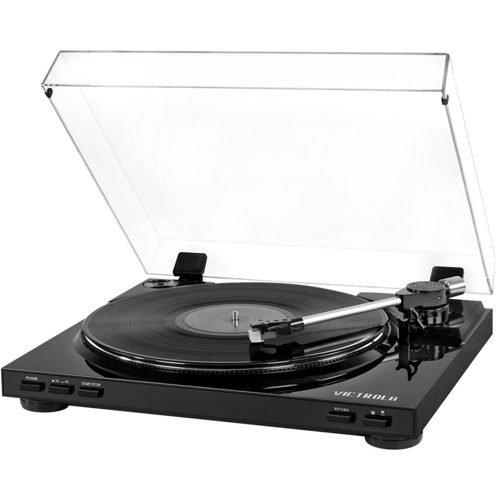 Victrola Music > Audio Equipment Victrola Vpro-3100-Blk Professional Series Usb Turntable Fullyautomatic 2 Speed Belt Drive (Black) 816203018267 VCTA18267