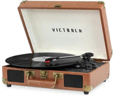 Victrola Music > Audio Equipment Victrola VSC-550BT-BRW-SDF Journey Bluetooth Portable Suitcase Turntable (Brown) 816203018274 VCTA18274