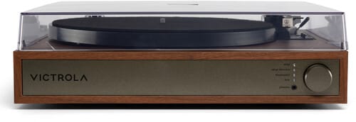 Victrola Music > Audio Equipment Victrola VTS-1300-WLN Harmony Bluetooth Record Player with Speakers (Walnut) 850063203487 VCTA03487