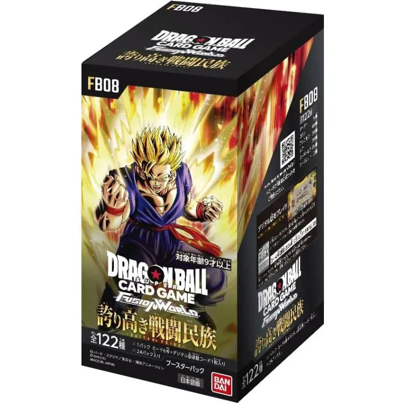 video game advantage Trading Card Games > Dragon Ball Fusion World Japanese Dragon Ball Super TCG - Fusion World "Saiyan's Pride" [FB08] Booster Box 4582769912498 DBSCG-FB08