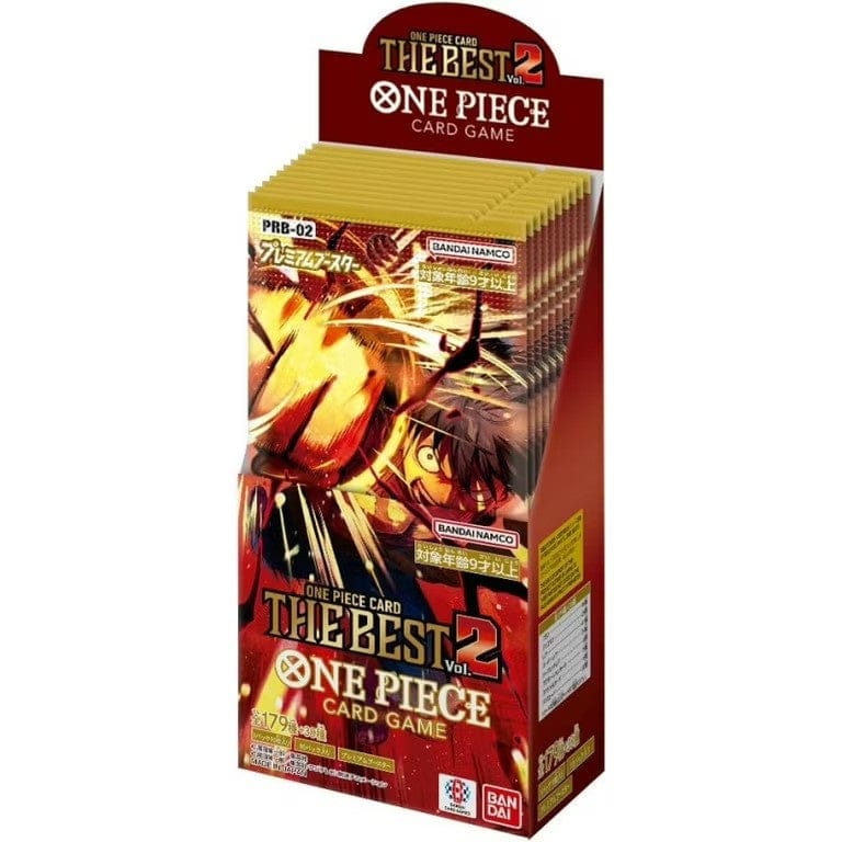 video game advantage Trading Card Games > Pokemon Japanese One Piece TCG - "The Best" Vol. 2 (PRB-02) Booster Box 4582769865206 OPCG-PRB02