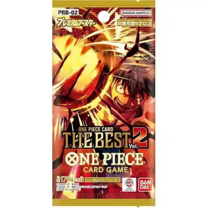 video game advantage Trading Card Games > Pokemon Japanese One Piece TCG - "The Best" Vol. 2 (PRB-02) Booster Pack 4582769864858 OPCG-PRB02