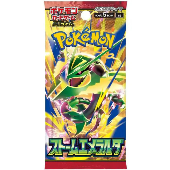 video game advantage Trading Card Games > Pokemon Japanese Pokemon - Mega Evolutions - Storm Emeralda Booster Pack 4521329462226 PKMN-MGA-2233-BP