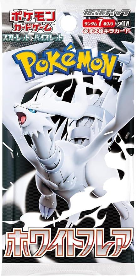 video game advantage Trading Card Games > Pokemon Pokémon Scarlet & Violet - White Flare Japanese Pokemon Booster Pack 4521329427775