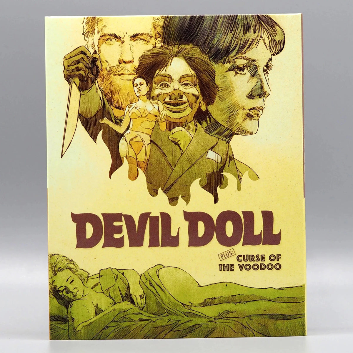 Vinegar Syndrome Movies > Blu-Ray BR: Devil Doll / Curse of the Voodoo (Limited Edition Slipcover) 810161483044