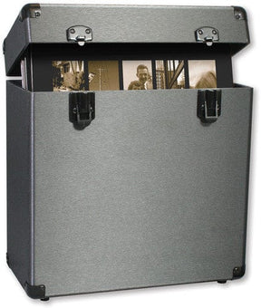 Vinyl Styl Music > Audio Equipment > Accessories Vinyl Styl: Groove Record Carrying Case - Graphite 766510011980 VNST10011980