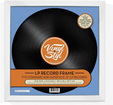 Vinyl Styl Music > Music Supplies Vinyl Styl: 12" Vinyl Record Display Frame - White 762185031322