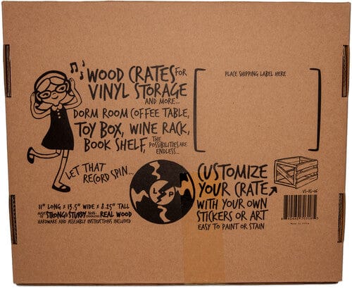 Vinyl Styl Music > Music Supplies Vinyl Styl: Express LP Crate, 12" 840460703185 VS-RS-06