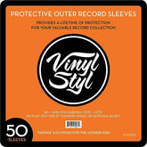 Vinyl Styl Music > Music Supplies Vinyl Styl® VS-P-005 12 Inch Outer Record Sleeves - Open Top - 50 Count (Clear) 711574722617 VNST72261