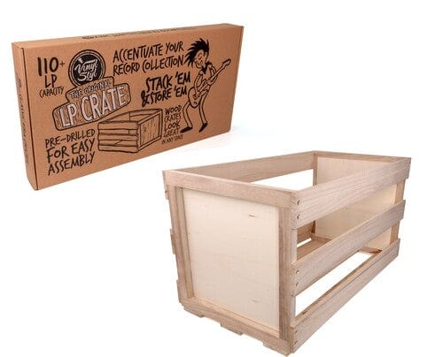 Vinyl Styl Music > Music Supplies Vinyl Styl VS-RS-04 Original LP Crate (12" LP Record Storage 110 to 120 Capacity) 840460703178 VNST29128