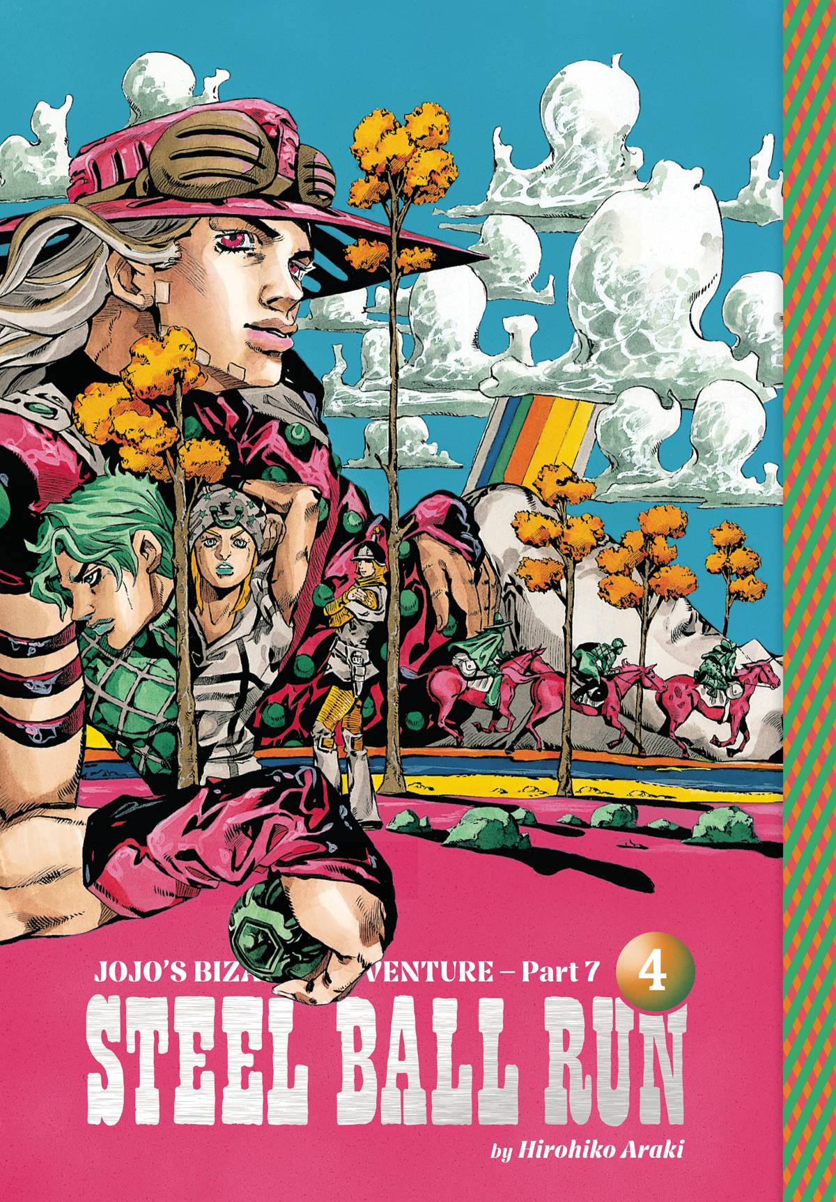 Viz Media Manga Jojo's Bizare Adventure - Part 7 Steel Ball Run GN Vol. 4 9781974758890 STL371900