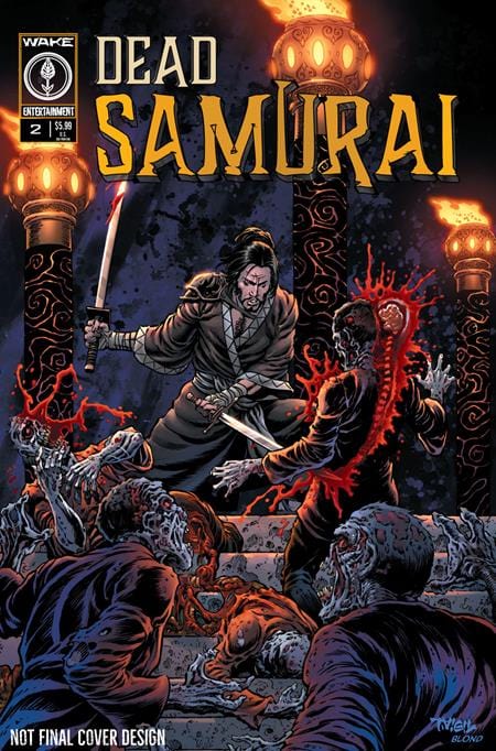 Wake Entertainment Comic Books DEAD SAMURAI #2 2ND PTG CVR B TIM VIGIL (MR) 61352720967400222 0825WE1221