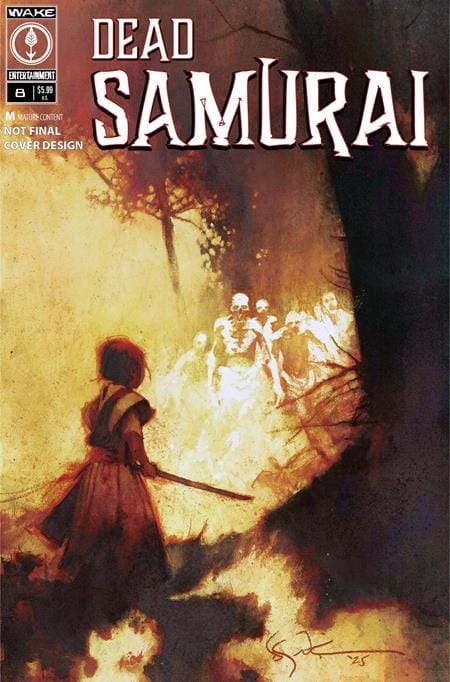 Wake Entertainment Comic Books DEAD SAMURAI #8 CVR A BILL SIENKIEWICZ (MR) 61352720967400811 0426WE1186