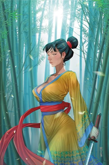 Wake Entertainment Comic Books > Incentives DEAD SAMURAI #4 CVR E INC 1:15 WILL SANTOS VIRGIN VAR (MR) 61352720967400451 0925WE1066