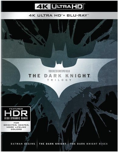 Warner Home Video Movies > Blu-Ray > 4K 4K: The Dark Knight Trilogy (4K Mastering, With Blu-ray, Slipsleeve/Digsleeve Packaging, 3 Pack) 883929599158 WHV1000649898UHD