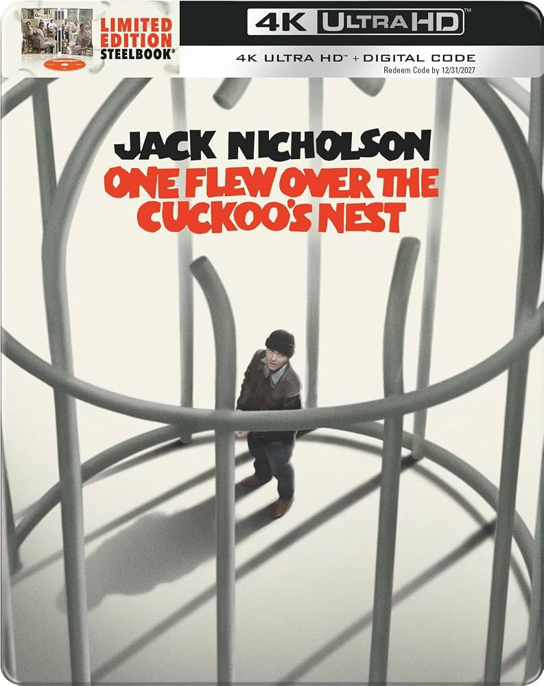 Warner Home Video Movies > Blu-Ray 4K: One Flew Over the Cuckoo's Nest (Steelbook) 883929836499 WHV1000853861UHD
