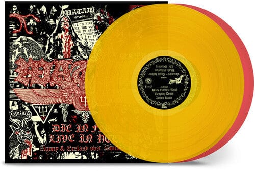 Watain - Die in Fire - Live in Hell (Colored Vinyl, Yellow, Red, Gatefold LP Jacket) IMAGE