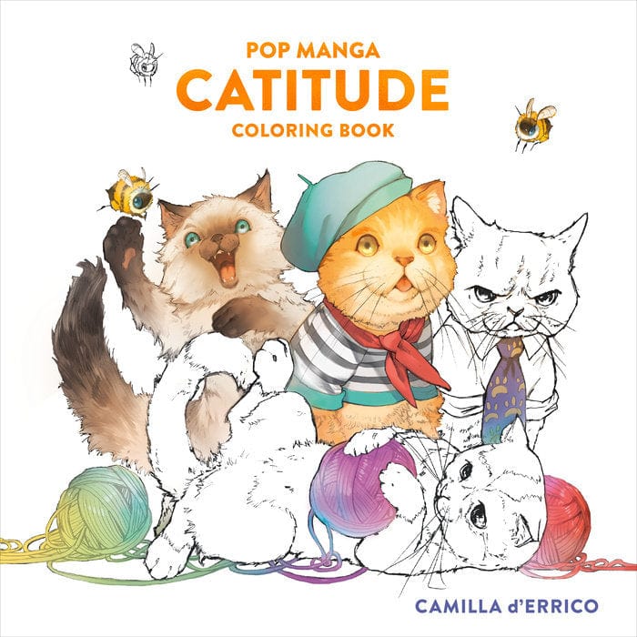 Watson-Guptill Books > Coloring Books Pop Manga Catitude Coloring Book 9780593837542 PRH-9780593837542
