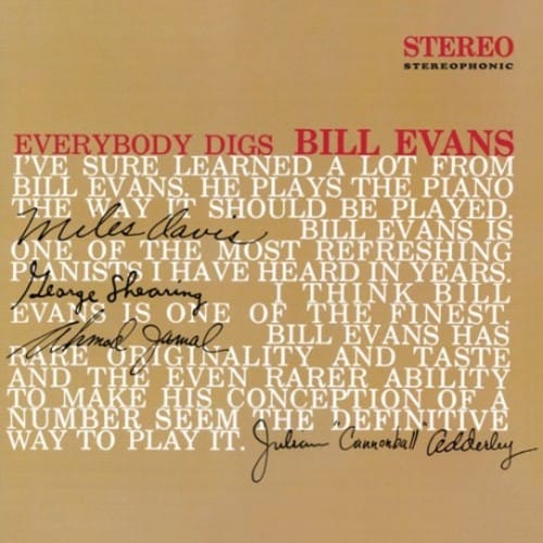 Wax Time Music > Vinyl Records Bill Evans - Everybody Digs Bill Evans [Import] (180 Gram Vinyl, Colored Vinyl, Limited Edition, Remastered, Spain - Import) 8436559465373 WXT9465373.1
