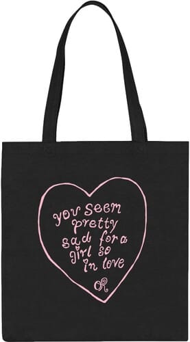 WebAMI Apparel - Bags You Seem Pretty Sad For A Girl So In Love (Olivia Rodrigo) Tote Bag 810206278178 GRCH78178