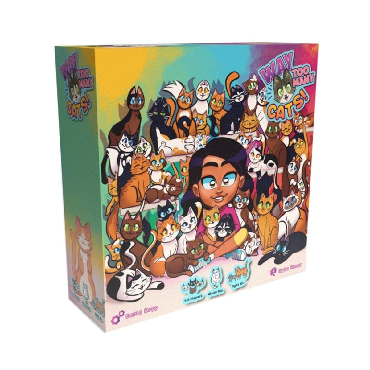 Weird Giraffe Games Board Games > Large Box Games Way Too Many Cats 694536788718 GIR 11000