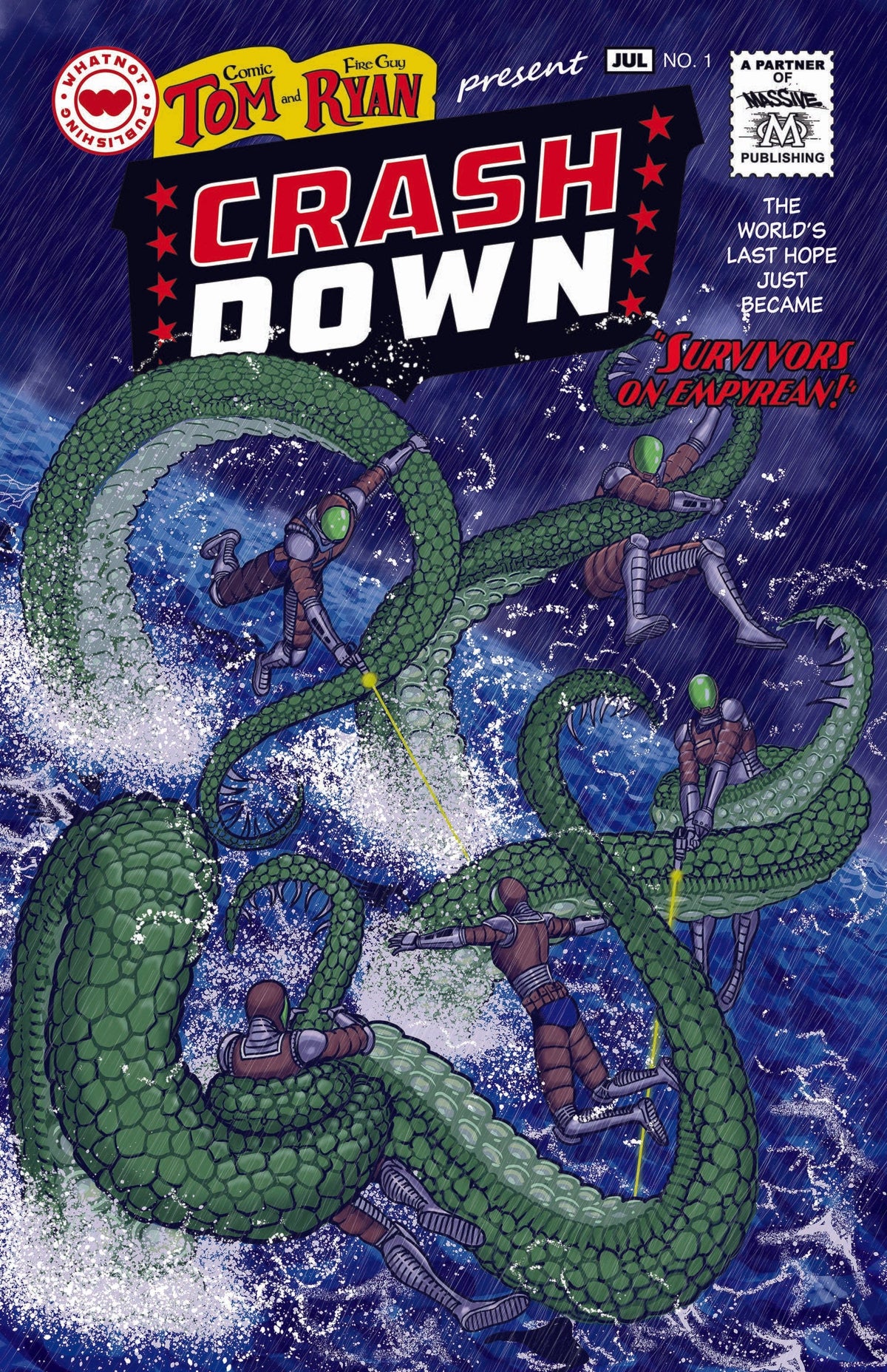 what not publishing Comic Books CRASHDOWN #1 (OF 4) CVR O MAGUIRE (MR) 72355236062901151