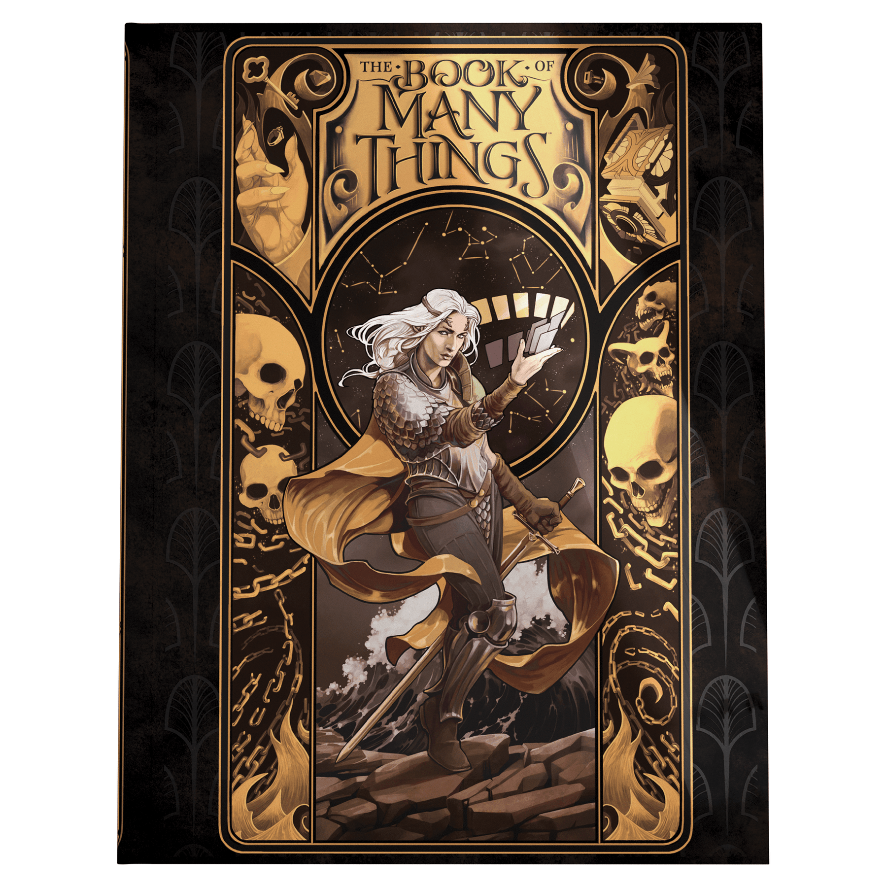 Dungeons & Dragons: The Deck of Many Things Black Stitched Playmat (Alternate Cover)
