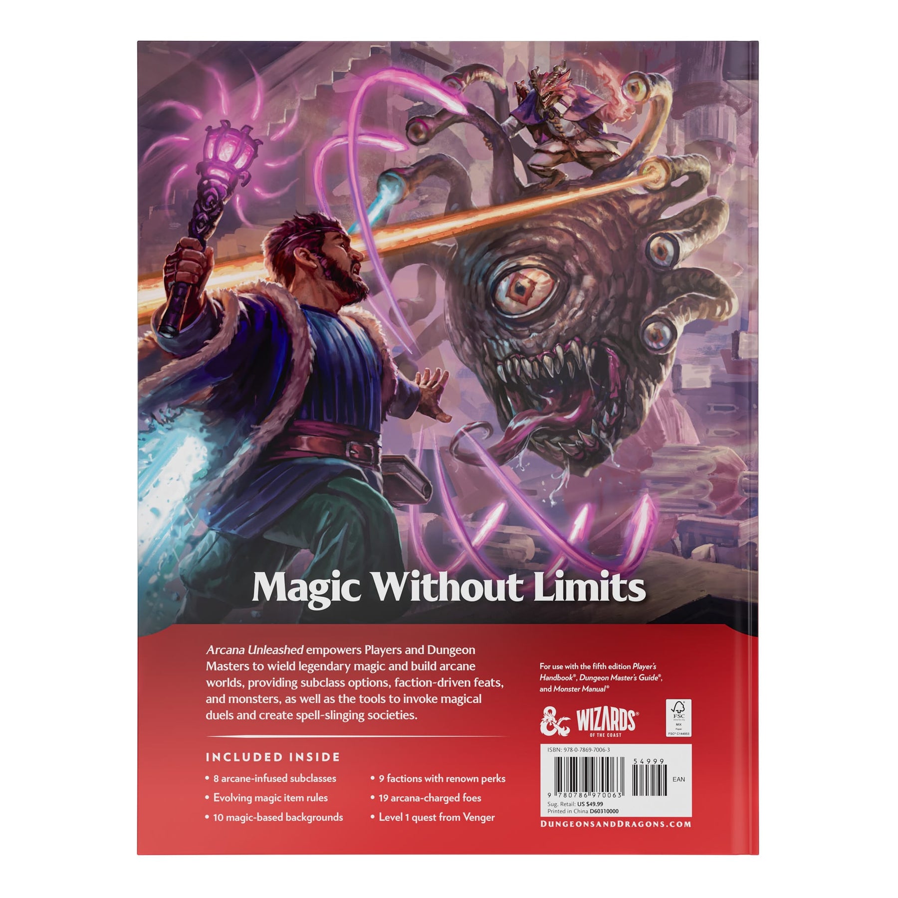 Wizards of the Coast Tabletop Games > Role-Playing Games > Expansions DUNGEONS AND DRAGONS: ARCANA UNLEASHED HC 9780786970063 WOCD60310000