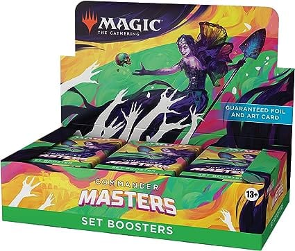 Wizards of the Coast Trading Card Games > Magic The Gathering MTG: Commander Masters - Set Booster Box 195166216805 WOC D20140000